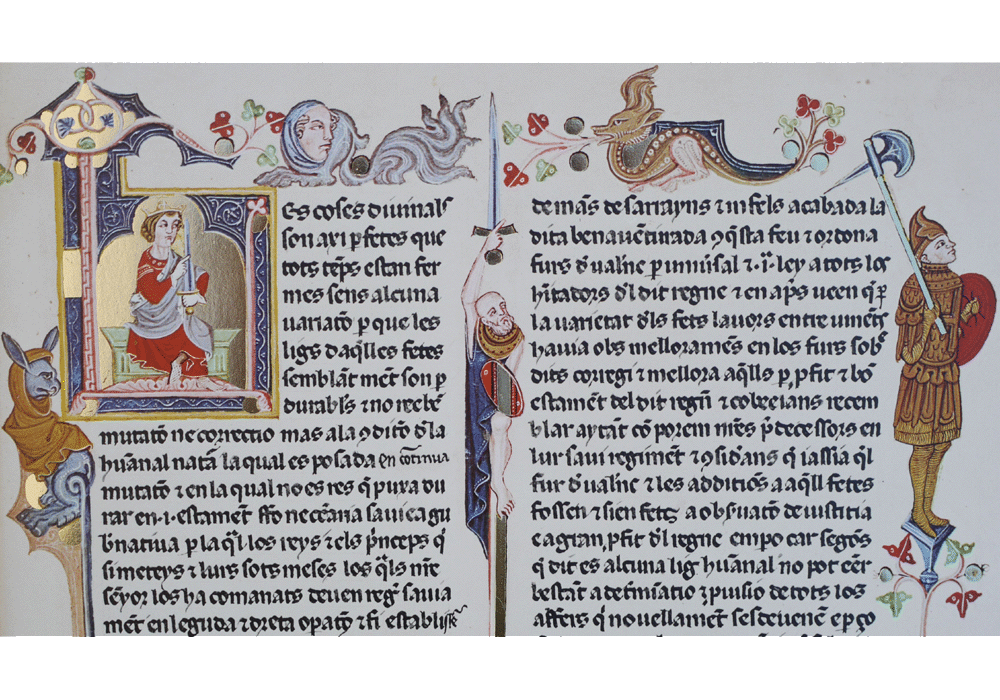 Furs Regne de València-Boronat de Pera-Jaime I Aragón-manuscrito iluminado códice-libro facsímil-Vicent García Editores-11 Segunda parte.